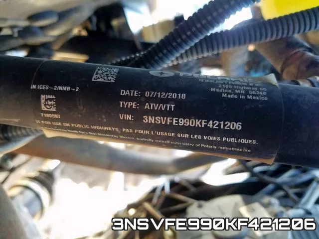 3NSVFE990KF421206 фото 2