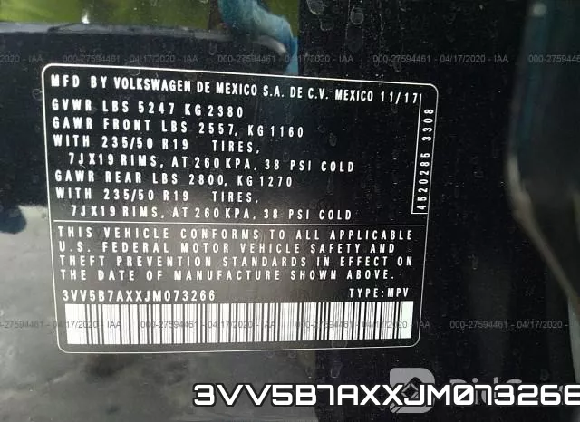 3VV5B7AXXJM073266 фото 10