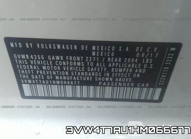 3VW4T7AU1HM066677 фото 10