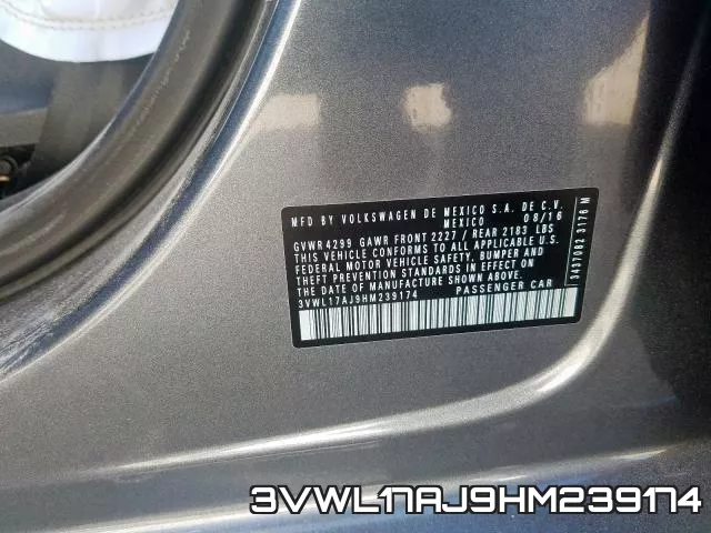 3VWL17AJ9HM239174 фото 2