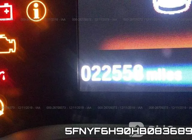 5FNYF6H90HB083689 фото 8