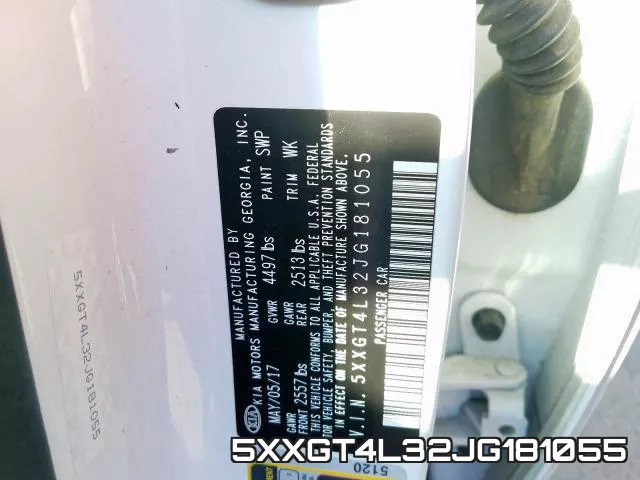 5XXGT4L32JG181055 фото 2