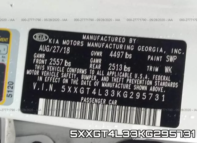 5XXGT4L33KG295731 фото 10