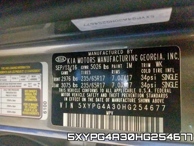 5XYPG4A30HG254677 фото 2