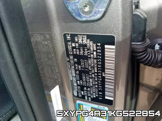 5XYPG4A31KG522854 фото 2