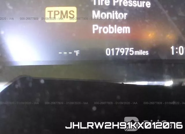 JHLRW2H91KX012076 фото 8