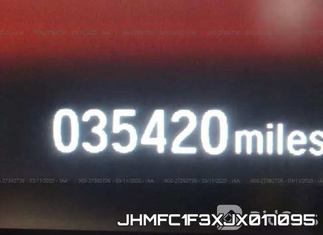 JHMFC1F3XJX017095 фото 8