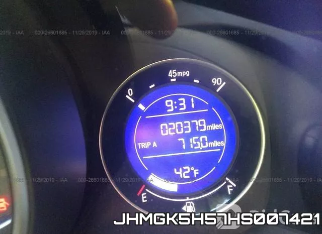 JHMGK5H57HS007421 фото 8