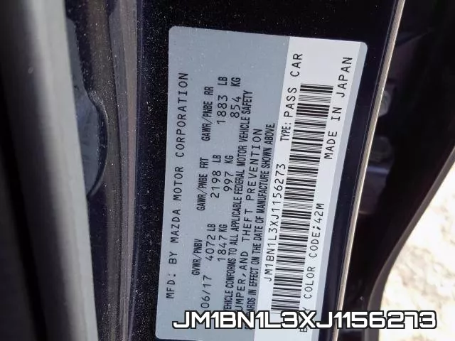 JM1BN1L3XJ1156273 фото 2