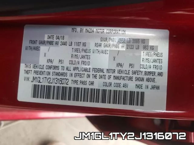 JM1GL1TY2J1316072 фото 2