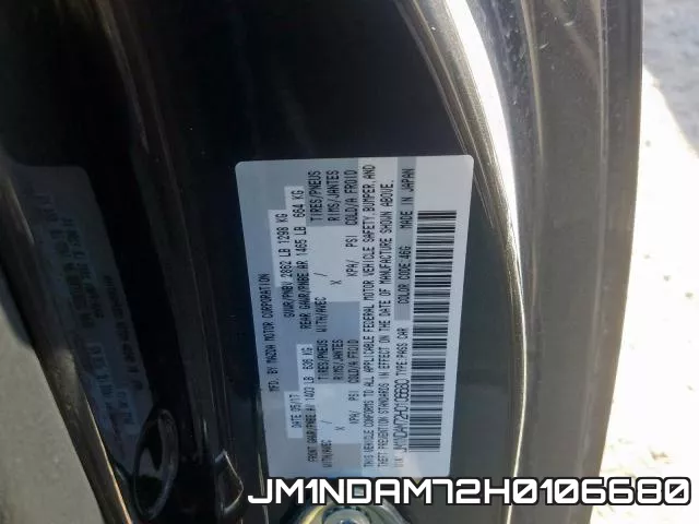 JM1NDAM72H0106680 фото 2