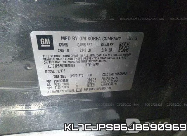 KL7CJPSB6JB690969 фото 10