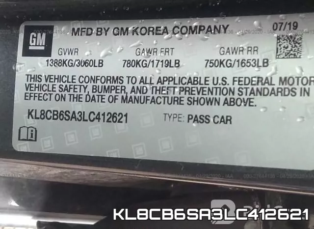 KL8CB6SA3LC412621 фото 10