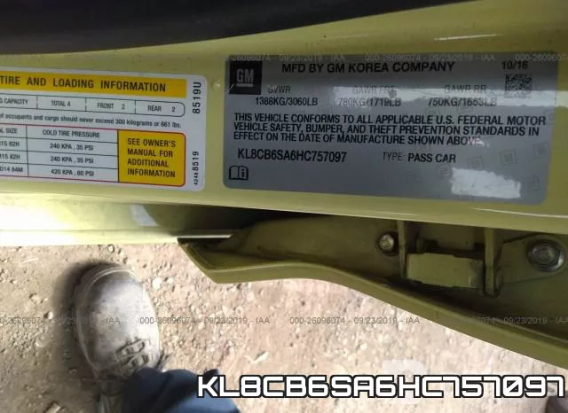 KL8CB6SA6HC757097 фото 10