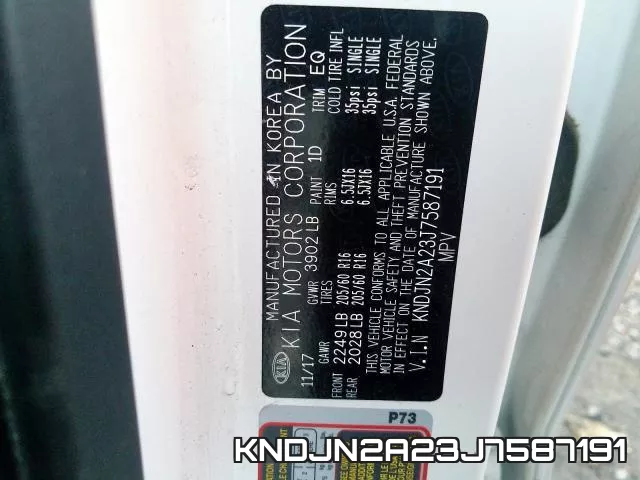 KNDJN2A23J7587191 фото 2