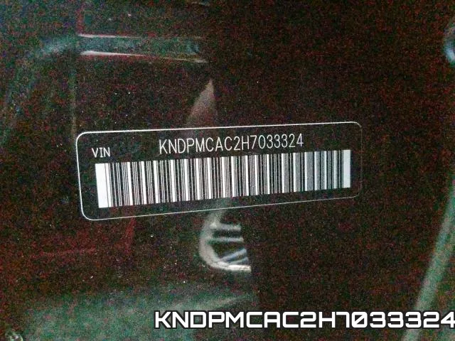 KNDPMCAC2H7033324 фото 2