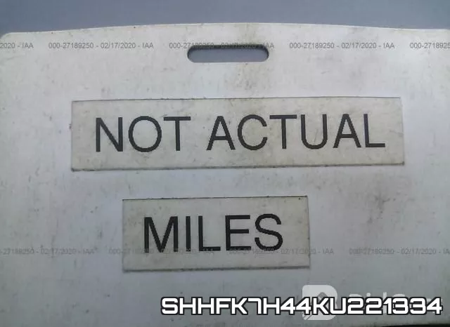 SHHFK7H44KU221334 фото 8