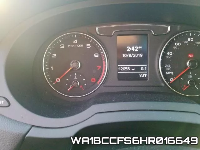 WA1BCCFS6HR016649 фото 9