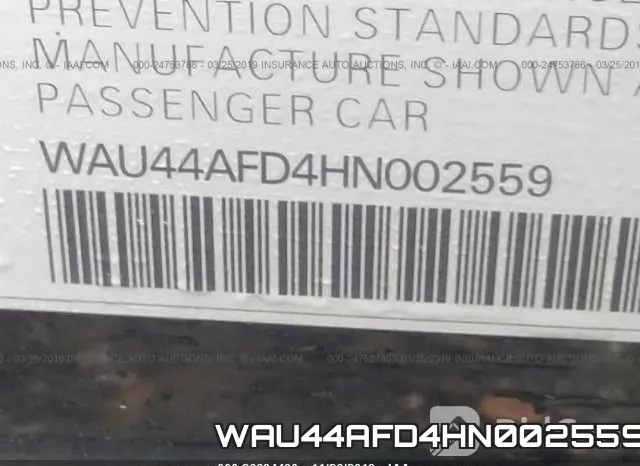 WAU44AFD4HN002559 фото 10