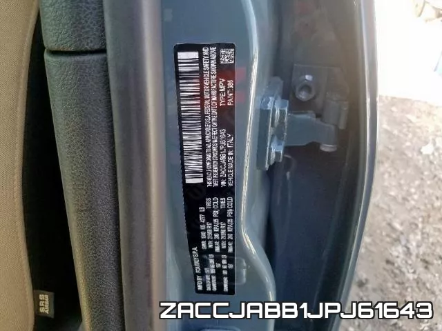 ZACCJABB1JPJ61643 фото 2