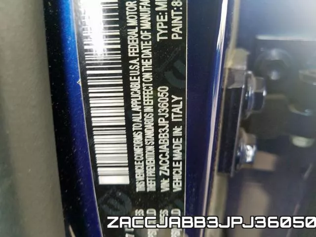 ZACCJABB3JPJ36050 фото 2
