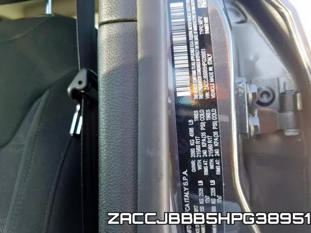 ZACCJBBB5HPG38951 фото 2