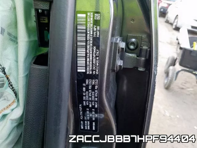ZACCJBBB7HPF94404 фото 2