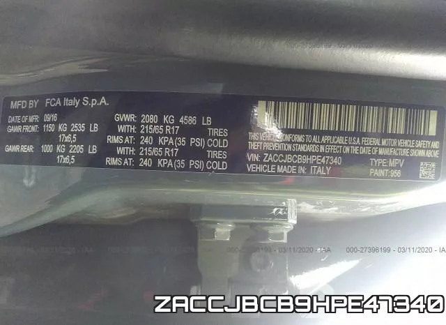 ZACCJBCB9HPE47340 фото 10