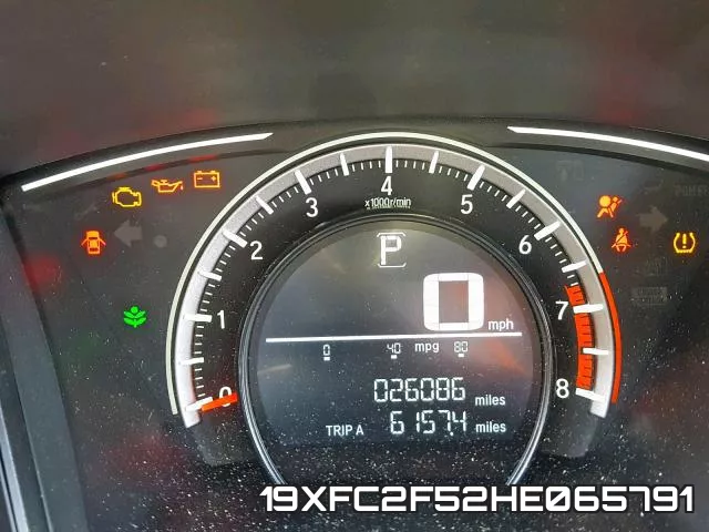 19XFC2F52HE065791 фото 9