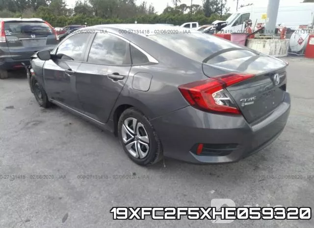 19XFC2F5XHE059320 фото 4