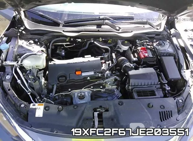 19XFC2F67JE203551 фото 2