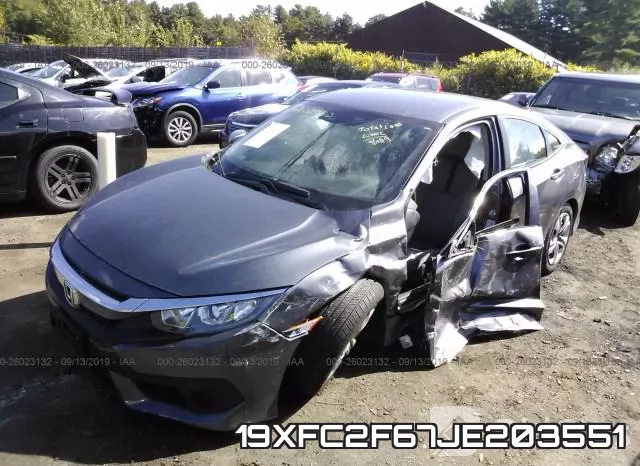 19XFC2F67JE203551 фото 3