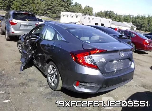 19XFC2F67JE203551 фото 4