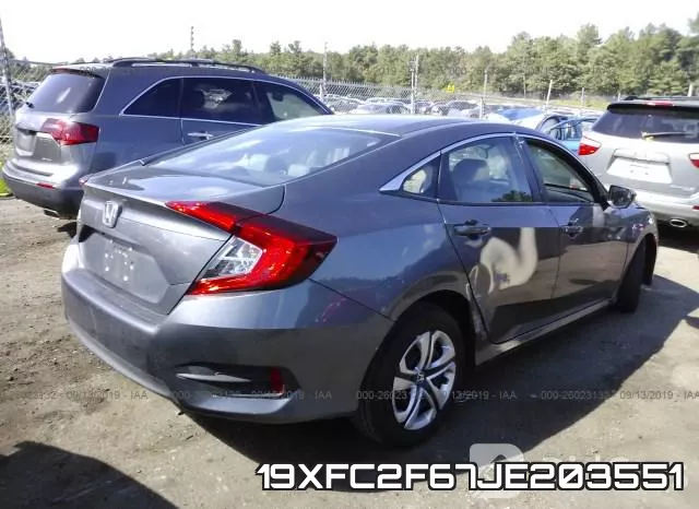 19XFC2F67JE203551 фото 5
