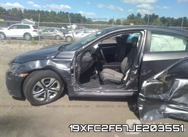 19XFC2F67JE203551 фото 7