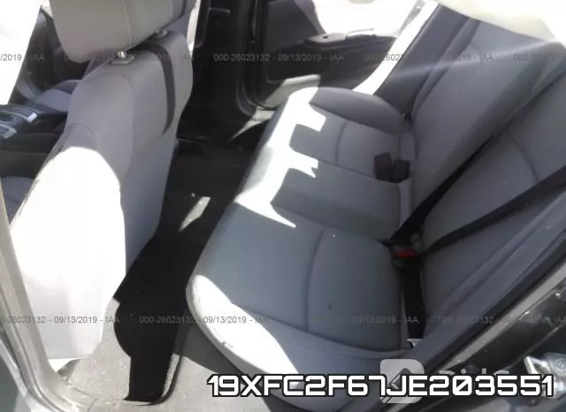 19XFC2F67JE203551 фото 9