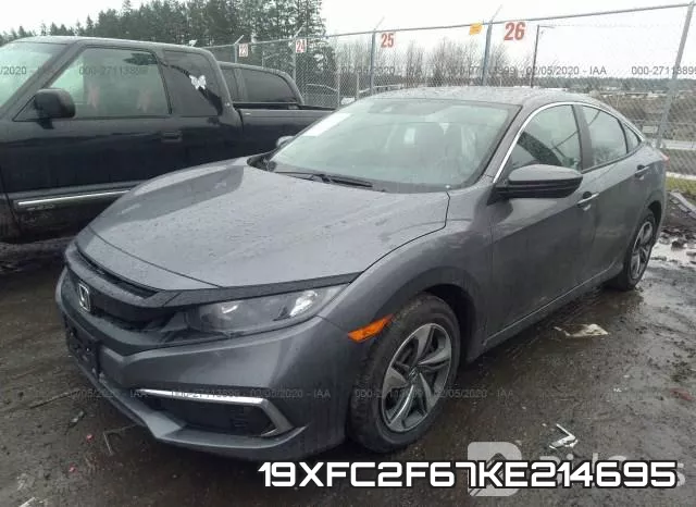 19XFC2F67KE214695 фото 3
