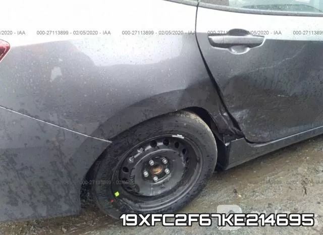 19XFC2F67KE214695 фото 7