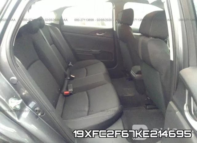 19XFC2F67KE214695 фото 9