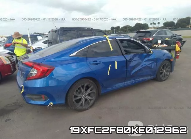 19XFC2F80KE012962 фото 5