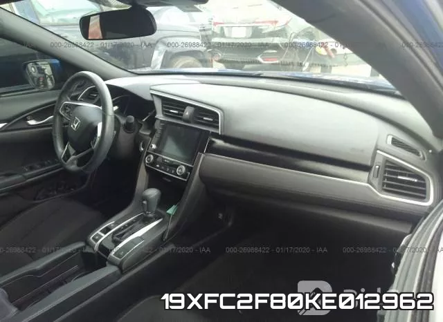 19XFC2F80KE012962 фото 6