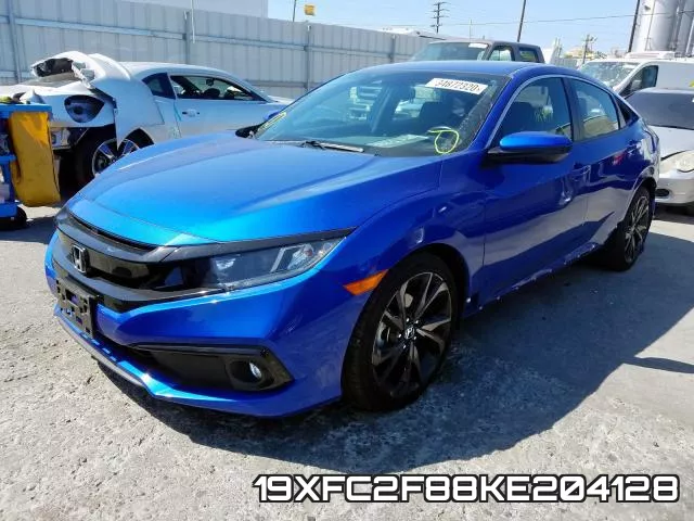 19XFC2F88KE204128 фото 3