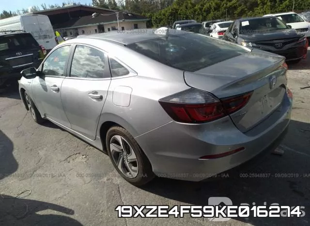 19XZE4F59KE016274 фото 4