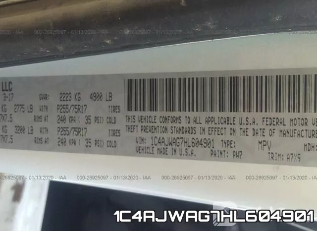 1C4AJWAG7HL604901 фото 10