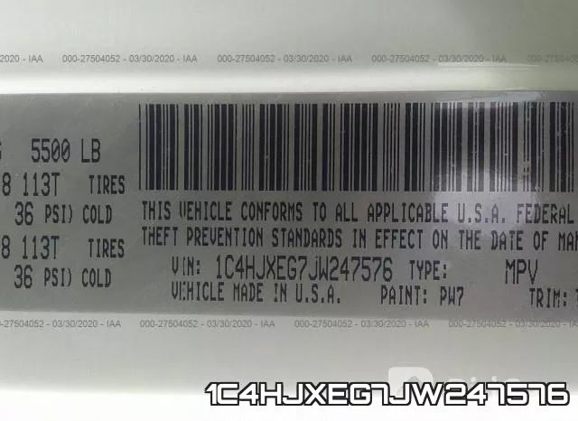 1C4HJXEG7JW247576 фото 10