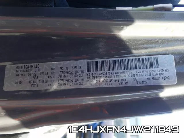 1C4HJXFN4JW211843 фото 2