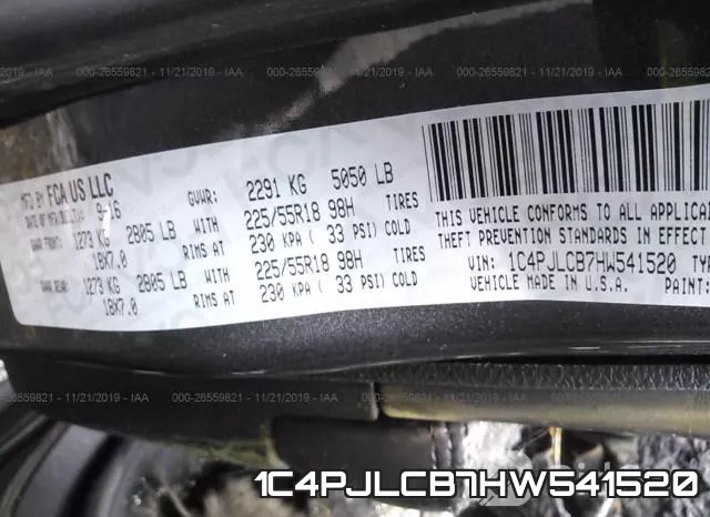 1C4PJLCB7HW541520 фото 10