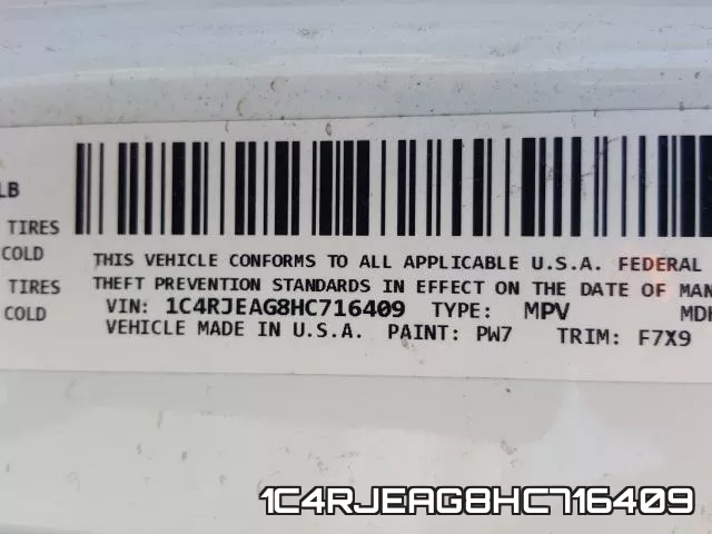 1C4RJEAG8HC716409 фото 2