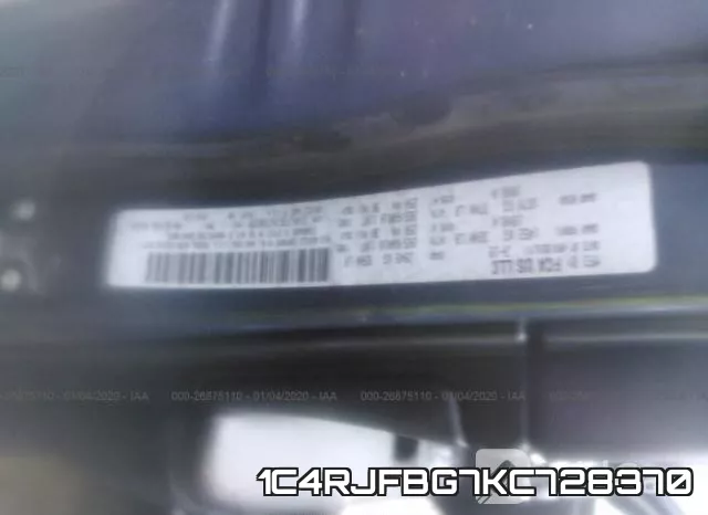 1C4RJFBG7KC728370 фото 10