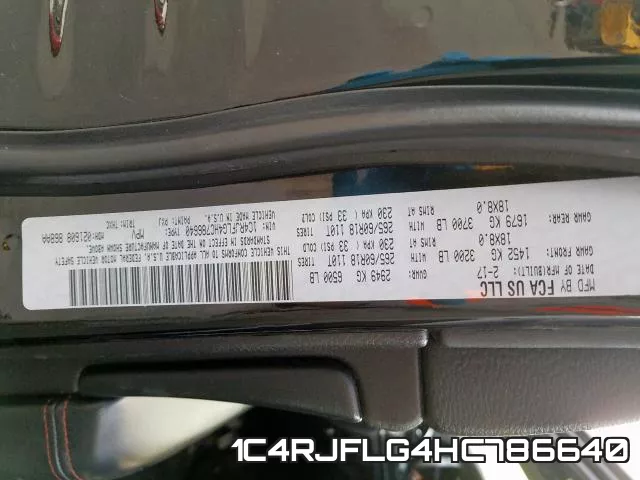 1C4RJFLG4HC786640 фото 2